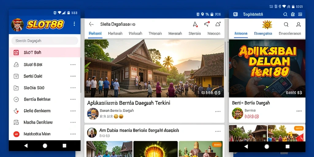Tampilan antarmuka SLOT88 yang sederhana dan informatif.